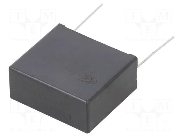 Capacitor: polypropylene; R53; 1.8uF; 800VDC; 350VAC; 14x28x32mm KEMET R53BR41805000K