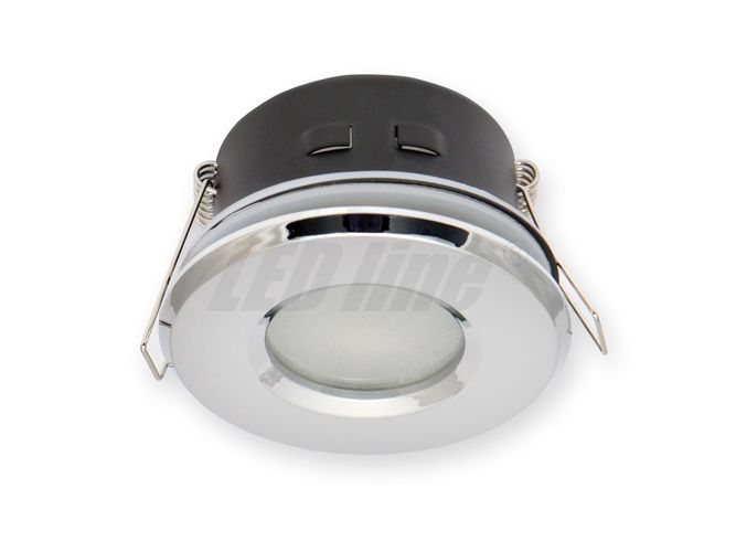 LED line® downlight waterproof round cast chrome 245435 5901583245435