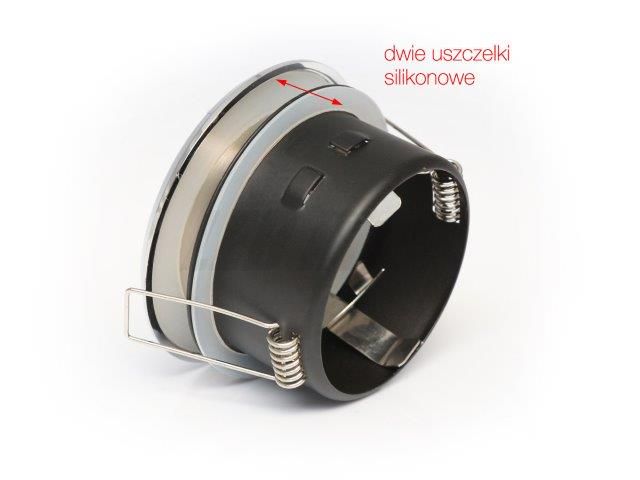 LED line® downlight waterproof round cast chrome 245435 5901583245435