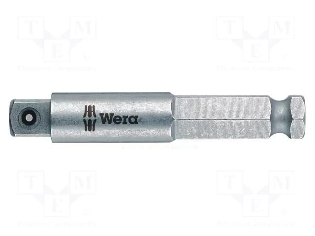 Holder; Overall len: 75mm; Mounting: 1/2" square,7/16" (F11,2) WERA WERA.05050510001