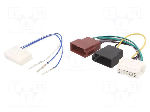 Connector; radio,ISO; Dacia,Renault 4CARMEDIA ZRS-238