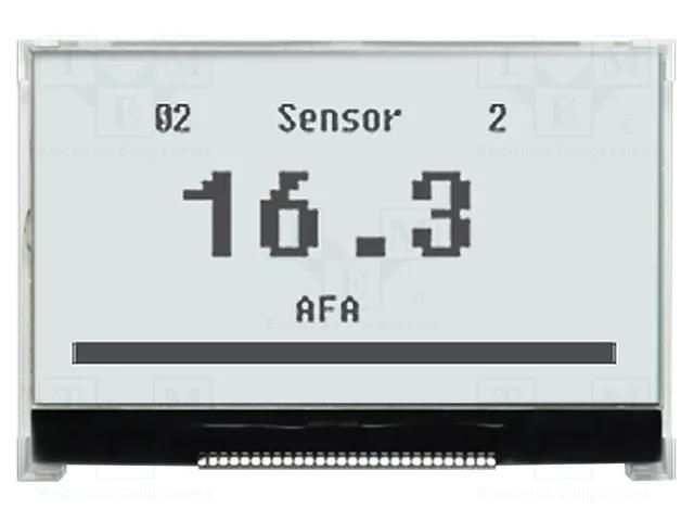 Display: LCD; graphical; 128x64; COG,FSTN Positive; white; LED NEWHAVEN DISPLAY INTERNATIONAL NHD-C12864LZ-FWF3