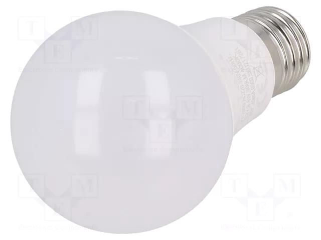 LED lamp; neutral white; E27; 220/240VAC; 806lm; P: 8.5W; 200° V-TAC 3800157677875