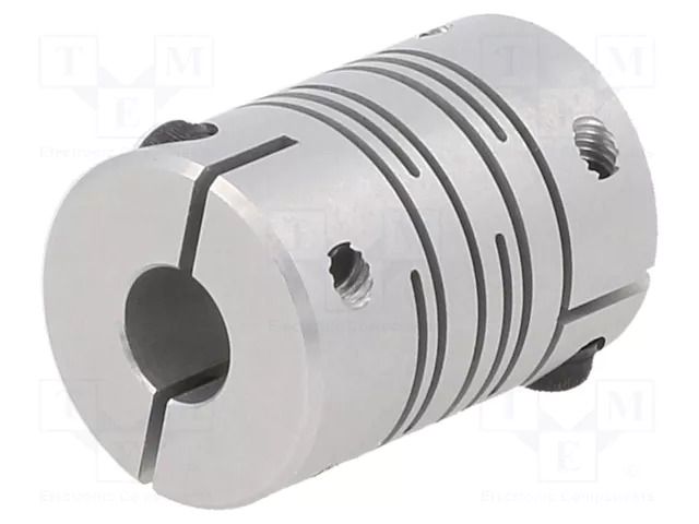 Coupling; Ø: 16mm; Ø1: 16mm; Ø2: 6mm; aluminium ELESA+GANTER 224616B66AL
