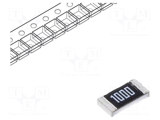 Resistor: thin film; precise; SMD; 1206; 100Ω; 250mW; ±0.1% ROYALOHM TC0625B1000T5J