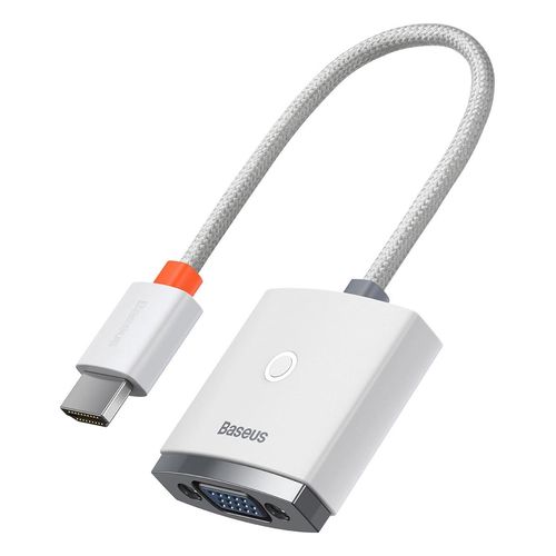 Baseus WKQX010102 HDMI - VGA adapter - white, Baseus 6932172606176 6932172606176