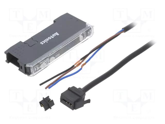 Sensor: optical fiber amplifier; PNP; IP40; Connection: lead 2m AUTONICS BF5R-S1-P