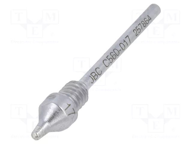 Tip: for desoldering irons; 1.1x2mm; Features: longlife JBC TOOLS JBC-C560017