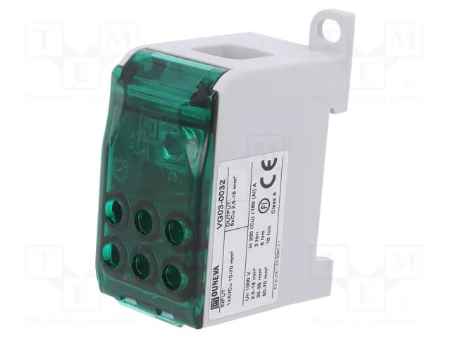 Splice terminal: distribution block; OJL; 1kV; screw terminal OUNEVA VG03-0032