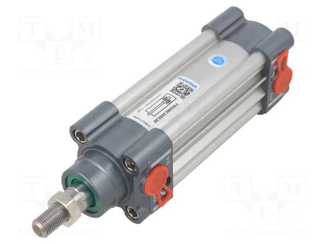 Profile cylinder; Piston diam: 16mm; Piston stroke: 50mm; 1÷10bar PNEUMAT FMS040.0050.00