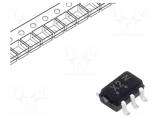 Diode: TVS array; 6.5V; 12A; SC88; Ch: 4; reel,tape; ESD ONSEMI NUP4114UCLW1T2G