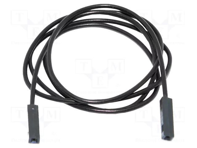 Test lead; 3A; square pin receptacle,both sides; Urated: 300V MUELLER ELECTRIC BU-8080-E-12-0