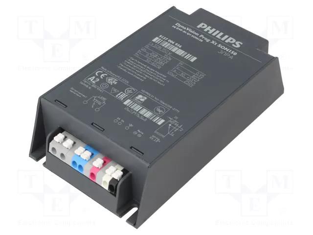 Electronic ballast; 208÷277VAC; 52A; HID; 150W; terminal block PHILIPS 913700693666
