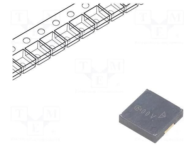 Sound transducer: piezo signaller; without built-in generator MURATA PKLCS1212E2000-R1