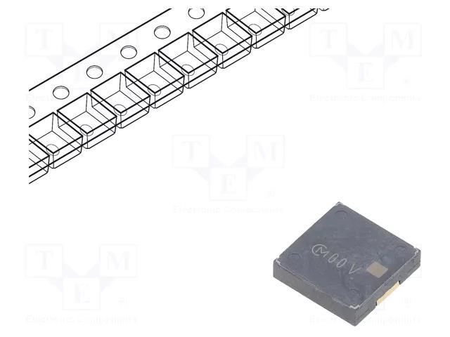 Sound transducer: piezo signaller; without built-in generator MURATA PKLCS1212E2400-R1