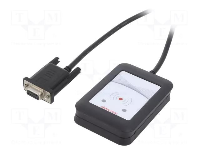 RFID reader; 4.3÷5.5V; RS232; antenna; Range: 100mm; 88x56x18.5mm ELATEC T4BT-BR2BEL6-PI