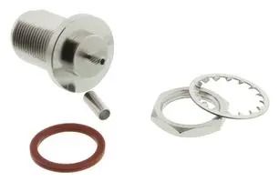 RF/COAXIAL, N BULKHEAD JACK, STRAIGHT, 50 OHM CRIMP 172129.