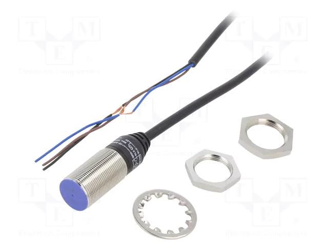 Sensor: inductive; OUT: PNP / NO; 0÷7mm; M18; Connection: lead AUTONICS PRD18-7DP
