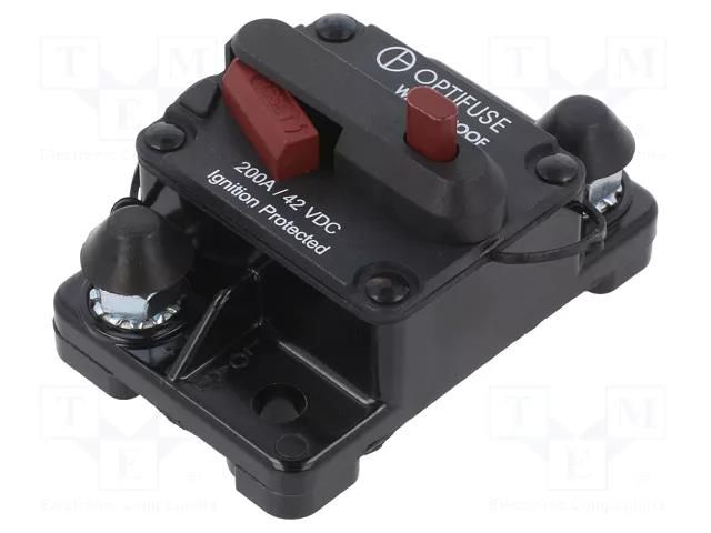 Fuse: fuse; 200A; 42VDC; automotive; 74x48.5x37mm OPTIFUSE 153200