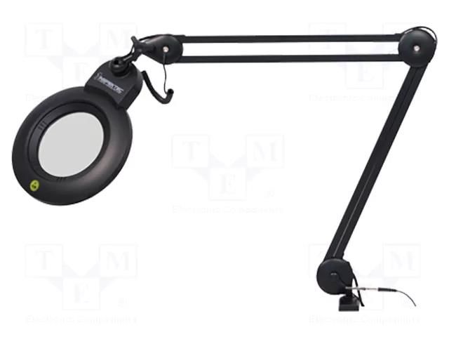 Tool: desk magnifier; ESD,with backlight; 110÷240VAC; Mag: x1.75 INSPEKTEC PRT-IN2400ESD