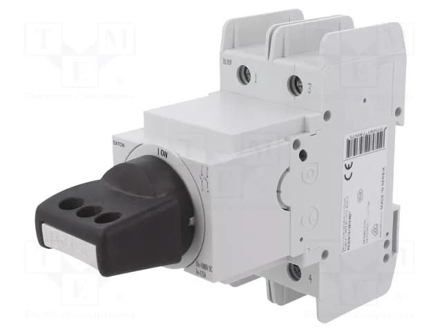 Switch-disconnector; for DIN rail mounting; 125A; IP20; -25÷40°C EATON ELECTRIC PV-DIS-10-125/2ROT