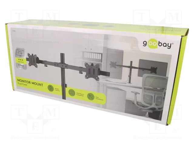 Holder; 9kg; 17÷32"; Arm len: 375mm; Standard: 75x75mm,100x100mm GOOBAY GOOBAY-59394