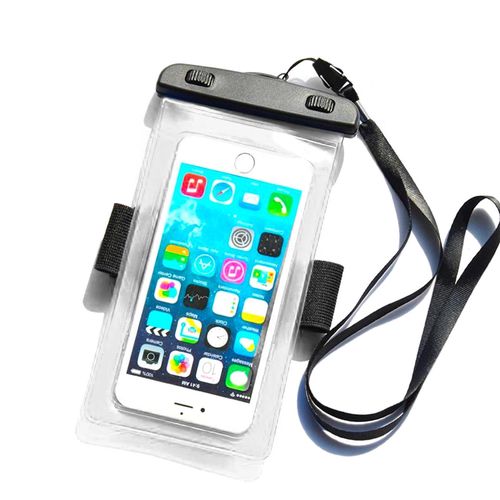 PVC waterproof armband phone case - transparent, Hurtel 5907769354816 5907769354816