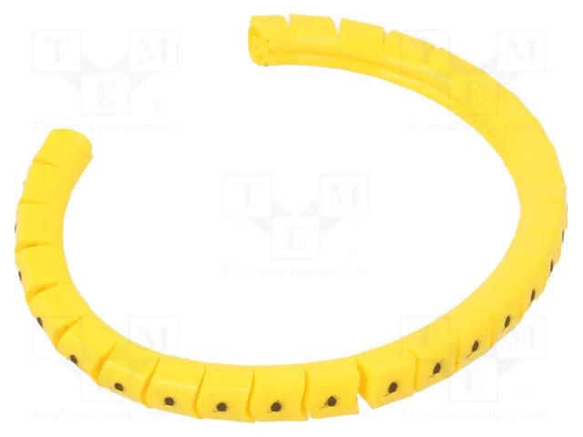 Markers; Marking: ; 1.3÷3mm; PVC; yellow; -30÷60°C; leaded; PA-02 PARTEX PA-02003PV40.POINT