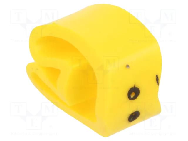 Markers; Marking: : ; 4÷10mm; PVC; yellow; -30÷60°C; leaded; PA-2 PARTEX PA-20004AV40.COLON