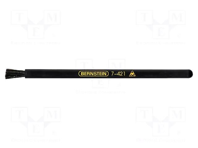 Brush; ESD; L: 150mm; Ø: 6mm; electrically conductive material BERNSTEIN BRN-7-421