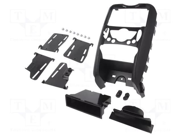 Radio frame; Mini; 1 DIN,2 DIN; black METRA RAM-40.737