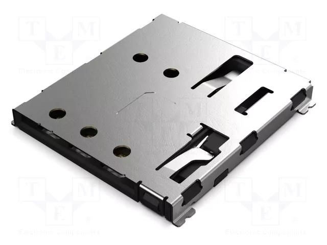Connector: for cards; Nano SIM; push-push,with peg; SMT; PIN: 6; 1A GCT SIM8066-6-1-14-01A