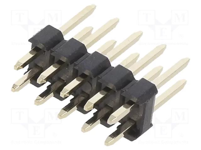 Connector: pin strips; pin header; male; PIN: 10; straight; 2.54mm HARWIN M20-9980545