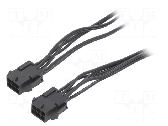 Cable; male-male; PIN: 6; 0.4m; 4A; Insulation: PVC; TLYp; 0.35mm2 ESPE KABX-6PMM-L400