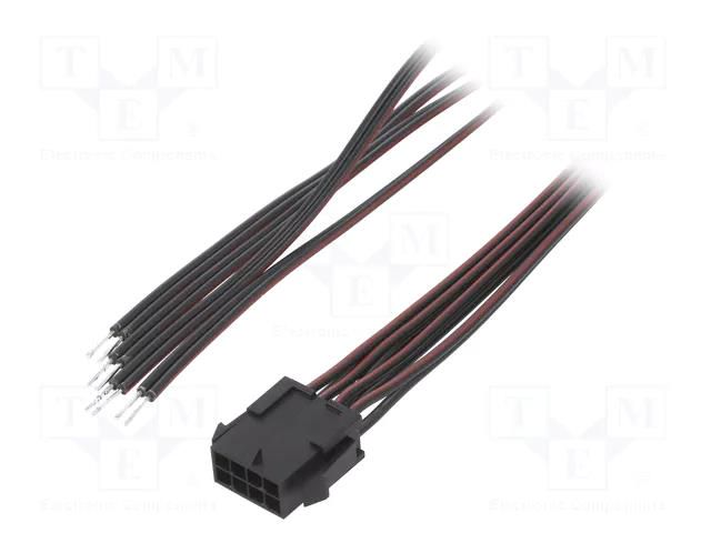 Cable; male,cables; PIN: 8; 0.6m; 4A; Insulation: PVC; TLYp; 0.35mm2 ESPE KABX-8PMS-L600