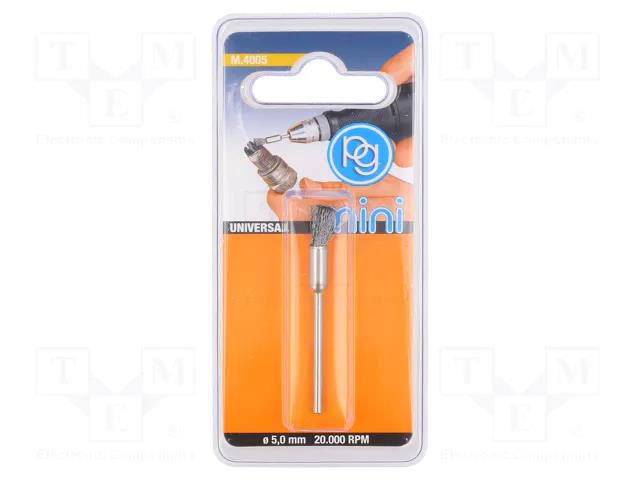 Brush; 5mm; Ø: 2.35mm; steel PG MINI PG-M4005