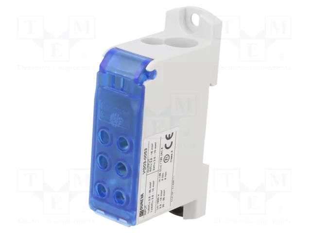 Splice terminal: distribution block; OJL; 1kV; screw terminal OUNEVA VG03-0053