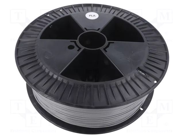 Filament: PLA; Ø: 1.75mm; grey; 200÷235°C; 2kg DEVIL DESIGN DEV-PLA-1.75-GY-2