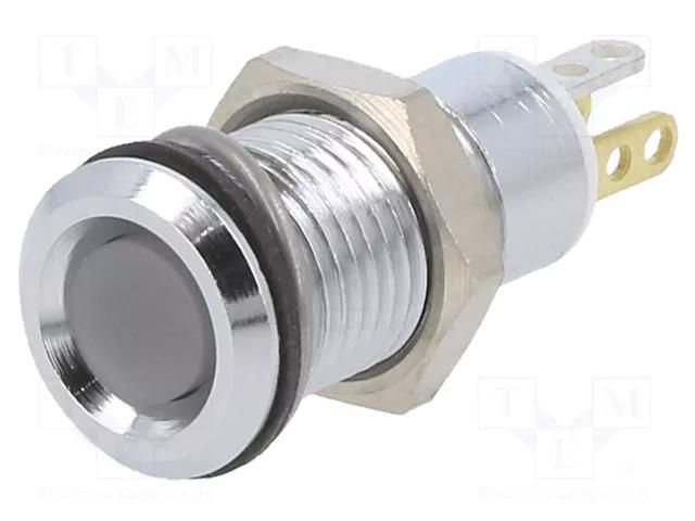 Indicator: LED; flat; red/green/yellow; Ø8mm CML INNOVATIVE TECHNOLOGIES 19100054