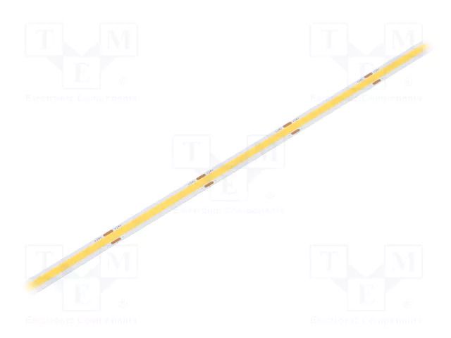 COB LED tape; white neutral; LED/m: 320; 8mm; IP20; 8W/m; CRImin: 90 WISVA OPTOELECTRONICS HH-40KG-320GNB-COB