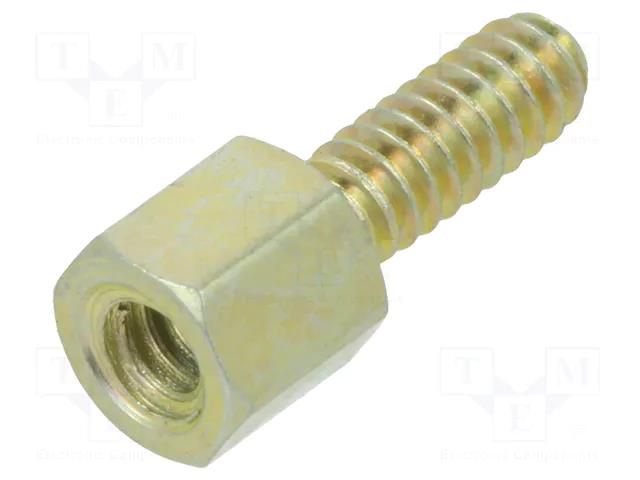 Screwed spacer sleeve; 4.8mm; Int.thread: UNC4-40; hexagonal KEYSTONE KEYS7230