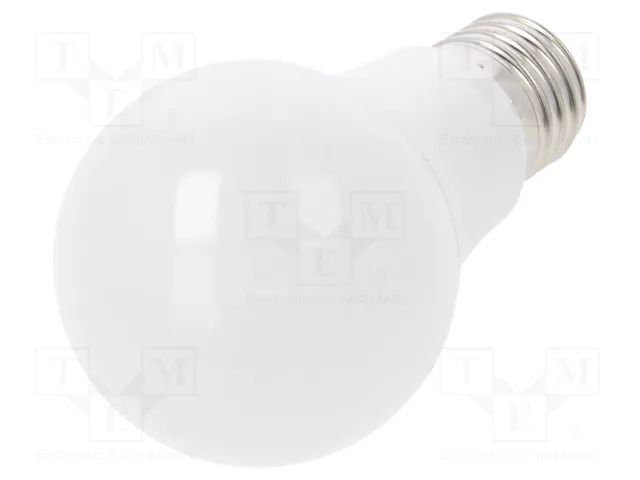 LED lamp; white cold; E27; 220/240VAC; 806lm; P: 8.5W; 200°; 6500K V-TAC 3800157677882