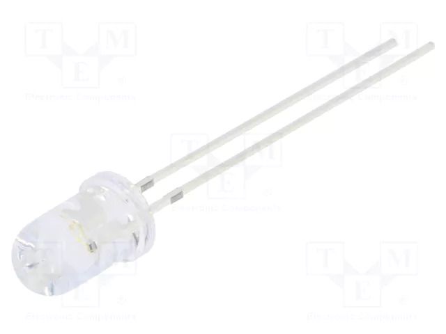LED; blue; 5mm; blinking; 1560÷2180mcd; 30°; 3÷5VDC; Front: convex OPTOSUPPLY OSBBDF5A31A