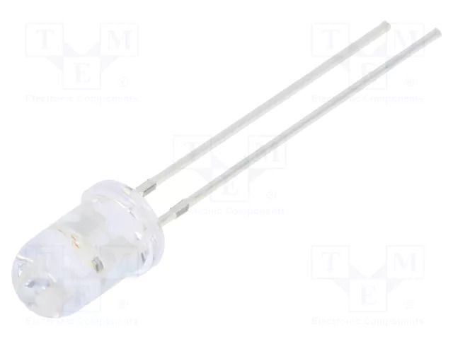LED; yellow; 5mm; blinking; 3000÷4200mcd; 30°; 3÷5VDC; Front: convex OPTOSUPPLY OSYYMF5A31A