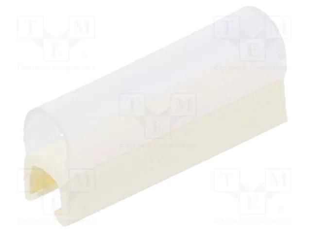 Markers; Marking: empty; 2.4÷3mm; PVC; white; -30÷60°C; push-in PARTEX PTC10015A9