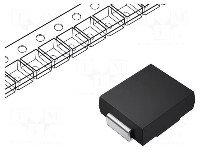 Diode: TVS; 1.5kW; 34.2÷37.8V; bidirectional; SMC; reel,tape VISHAY 1.5SMC36CA-M3/57T