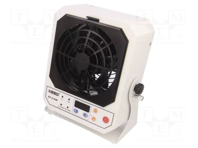 Air ionizer; bench; ESD; 192x173x82.3mm; 153.6÷244.2m3/h; 0÷40°C KESD KESD-KF-21AW