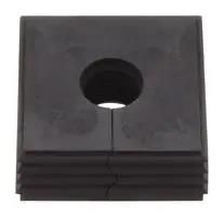 CABLE GROMMET, OPEN, TPE, BLACK 2583880000
