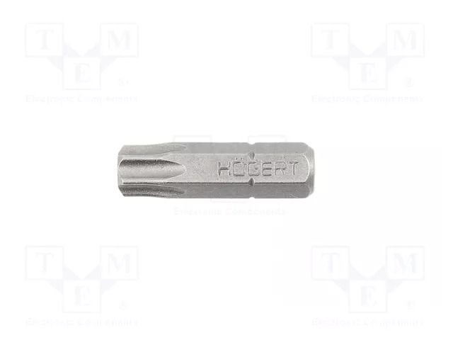Screwdriver bit; Torx®; TX27; Overall len: 25mm; 5pcs. HÖGERT TECHNIK HT1S340