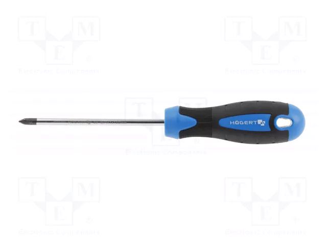 Screwdriver; Phillips; PH1; 100mm HÖGERT TECHNIK HT1S024